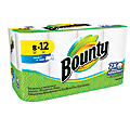 Bounty® Select-A-Size Giant Roll Paper Towels, 2-Ply, 105 Full Sheets, Pack Of 8 Rolls
