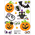 Amscan Friendly Halloween Cling Decals, Multicolor, 15 Decals Per Pack, Set Of 8 Packs