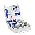 First Aid Only 50-Person Plastic First Aid Kit, 9-7/16"H x 9-7/16"W x 3"D, Kit Of 184 Pieces 1 thumbnail image