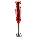 Ovente HS560B Immersion Electric Hand Blender, 14-3/4" x 2-1/2", Red