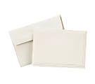 Masterpiece Studios Note Cards, Triple Embossed, 4 7/8" x 6 3/4", Ivory, Pack Of 50
