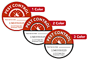 1, 2 Or 3 Color Custom Printed Labels And Stickers, Round/Circle, 1-3/4", Box Of 250 1 thumbnail image