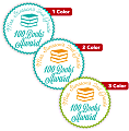 1, 2 Or 3 Color Custom Printed Labels And Stickers, Burst, 1-7/8", Box Of 250 1 thumbnail image