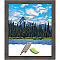 Amanti Art Hardwood Chocolate Picture Frame, 23" x 27", Matted For 20" x 24"