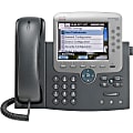 Cisco 7975G Unified IP Phone - 2 x RJ-45 10/100/1000Base-T , 1 x - Wall-mountable 1 thumbnail image