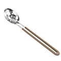Martha Stewart Stainless Steel Slotted Spoon. Gray 1 thumbnail image