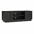 Mr. Kate Greenwich TV Stand For TVs Up To 65", 20-1/4"H x 59-9/16"W x 19-3/4"D, Black Oak