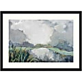 Amanti Art River Passage by Mary Parker Buckley Wood Framed Wall Art Print, 26”W x 19”H, Black