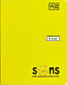 SONS System First Notebooks, 9-3/4" x 7-1/2", 1 Subject, Primary Rule, 200 Sheets, Yellow 1 thumbnail image