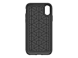 OtterBox Symmetry Series - Back cover for cell phone - polycarbonate, synthetic rubber - black - for Apple iPhone X, XS