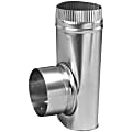 Deflecto Dryer Offset Connector, 10" x 4", Silver