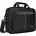 Targus Intellect TBT248US Carrying Case Sleeve with Strap for 12.1" Notebook, Netbook - Black - Nylon Exterior Material - Shoulder Strap, Handle - 10" Height x 3" Width - 1.59 gal Volume Capacity - Retail