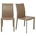 Eurostyle Hasina Dining Chairs, Taupe, Set Of 2 Chairs 1 thumbnail image