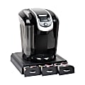 Mind Reader 3-Drawer Coffee Pod Drawer Organizer For 36 Coffee Pod Capacity, 2-1/2"H x 13-1/2"W x 12-1/4"D,  Black 1 thumbnail image