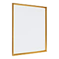 DesignOvations Kate and Laurel Calter Magnetic Framed Dry Erase Board, Melamine, 25 1/2 x 31 1/2 , White, Gold Plastic Frame 1 thumbnail image
