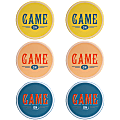 Wanda June Home by Miranda Lambert Game On 6-Piece Stoneware Coaster Set, 4-7/16”, Assorted Colors 1 thumbnail image