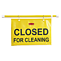 Rubbermaid® "Closed For Cleaning" Hanging Safety Sign