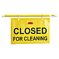 Rubbermaid® "Closed For Cleaning" Hanging Safety Sign 1 thumbnail image