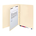 Smead® Self-Adhesive Folder Dividers With Fasteners, Letter Size, Box Of 100