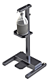 Built Sanitizer Floor Stand, 37" x 20" x 16-1/2", Metallic Silver 1 thumbnail image
