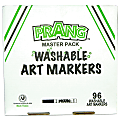 Prang® Washable Masterpack Markers, Assorted Colors, Pack Of 96