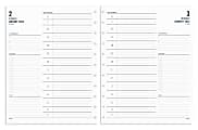 TUL® Discbound Daily Refill Pages, Letter Size, 8-1/2" x 11", January To December 2022, TULLTFLR-1PG