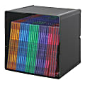 Deflect-O® Stackable Cube, 6"H x 6"W x 6"D, Black