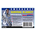 Ready America® Emergency Survival Blankets, Pack of 25 Blankets
