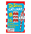 Eureka Cat in the Hat™ Pencil Rewards With Toppers, Red/White, Grades Pre-K - 12, 16 Rewards Per Box, Pack Of 4 Boxes