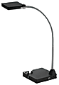 Realspace® LED Docking Lamp, Adjustable Height, 13-2/5"H, Black 1 thumbnail image