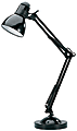Realspace® Swing Arm Task Lamp, Adjustable Height, 37"H, Black 1 thumbnail image