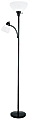 Realspace® Floor Lamp And Gooseneck Reading Lamp, 70-1/2"H, White/Black 1 thumbnail image