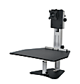 Ergo Desktop Kangaroo Pro 28"W Adjustable Height Desk Converter, Black 1 thumbnail image