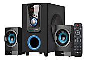 BeFree Sound 2.1 Channel Bluetooth® Surround Sound Speaker System, Blue/Black 1 thumbnail image