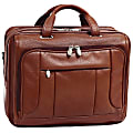 McKlein River West Leather Laptop Case, Brown 1 thumbnail image