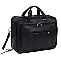 McKlein River West Leather Laptop Case, Black 1 thumbnail image