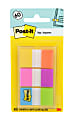 Post-it® Flags, 1" x 1 7/10", Assorted Electric Glow Colors, Pack Of 60 Flags