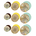 Teacher Created Resources Hanging Paper Fans, Travel The Map, 3 Fans Per Pack, Set Of 3 Packs