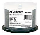 Verbatim BD-R 25GB 16X DataLifePlus White Thermal Printable, Hub Printable - 50pk Spindle - 50pk Spindle 1 thumbnail image
