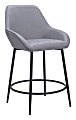 Zuo Villa Counter-Height Stools, Gray, Set Of 2 Stools 1 thumbnail image