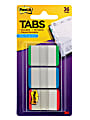 Post-it Durable Tabs, 1 in. x 1.5 in., Pack of 36 Tabs, Green, Blue, Red 1 thumbnail image