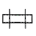 MegaMounts Smooth Fixed Wall Mount For 26 - 55" TVs, 16.5"H x 18"W x 1.5"D, Matte Black