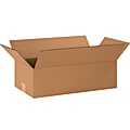 Partners Brand Corrugated Boxes, 8"H x 12"W x 22"D, 15% Recycled, Kraft Brown, Bundle Of 25