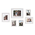 Kate and Laurel Bordeaux Frame Box Set, White, 6 Pack 1 thumbnail image