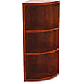 Lorell® Essentials Series 36"H 3-Shelf Corner Bookcase, Cherry 1 thumbnail image