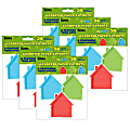 Eureka Paper Cut-Outs, A Teachable Town Assorted Houses, 36 Cut-Outs Per Pack, Set Of 6 Packs 1 thumbnail image