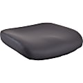 Lorell Antimicrobial Vinyl Seat Cushion for Conjure Executive Mid/High-back Chair Frame - Black - Vinyl - 1 Each