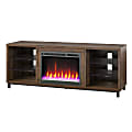 Ameriwood™ Home Lumina 70” Fireplace TV Stand, Walnut