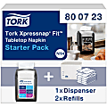 Tork® Xpressnap Fit® Starter Pack, 4 x 6 x 7, Black 1 thumbnail image