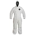 DuPont™ Proshield 10 Coveralls With Attached Hood, X-Large, White, Pack Of 25